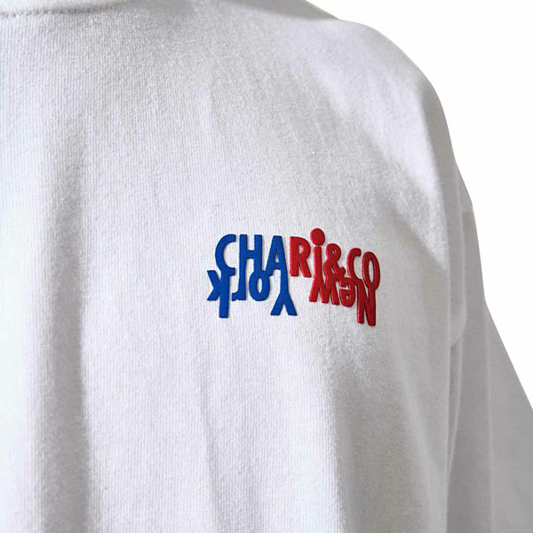 CHARI＆CO REFLEXION LOGO TEE Tシャツ WHITE