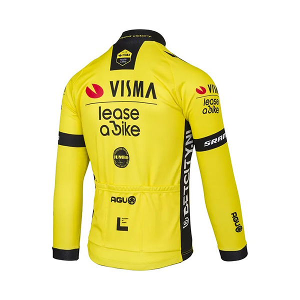 Team Visma | Lease a Bike レプリカ長袖サイクルジャージ 2024