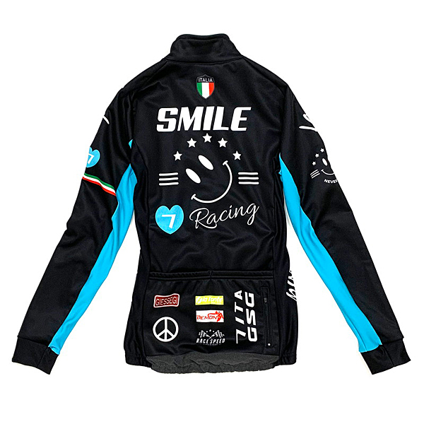 7ITA Racing Smile レディース ウインターサイクルジャケット ブラック/グリーン