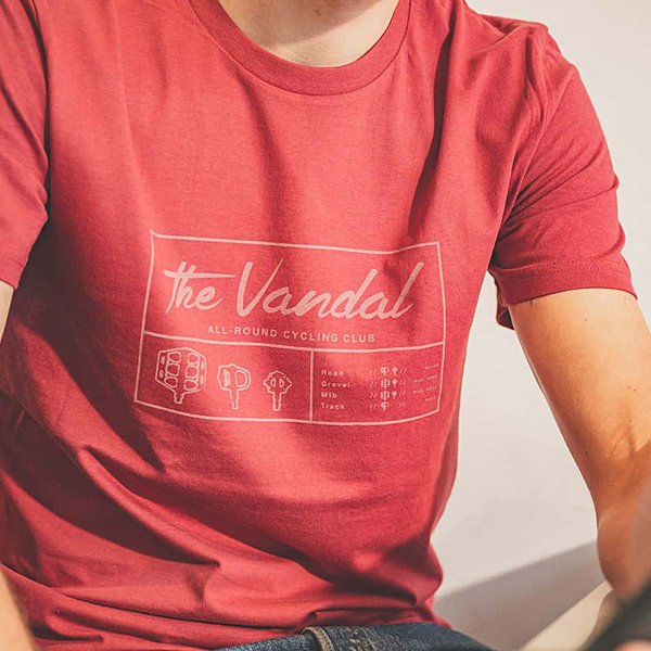 THE VANDAL Tシャツ THE PEDALS レッドアース