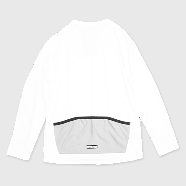 narifuri バックポケットロングTシャツ ホワイト