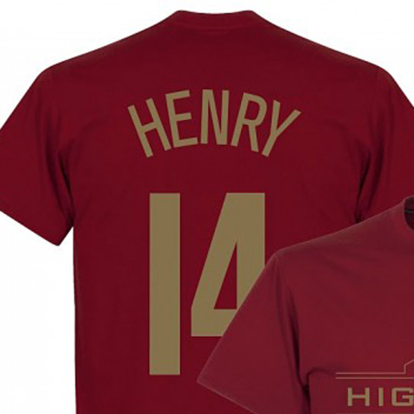 RE－TAKE Highbury Henry 14 Tシャツ チリレッド