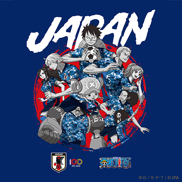 サッカー日本代表ユニフォーム アニメ柄 - ウェア