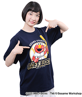 Sesame Street オリックス バファローズ Tシャツ Elmo S Nocolor 野球 公式 J Sportsオンラインショップ サイクル 野球 サッカー ラグビーなど スポーツグッズ通販