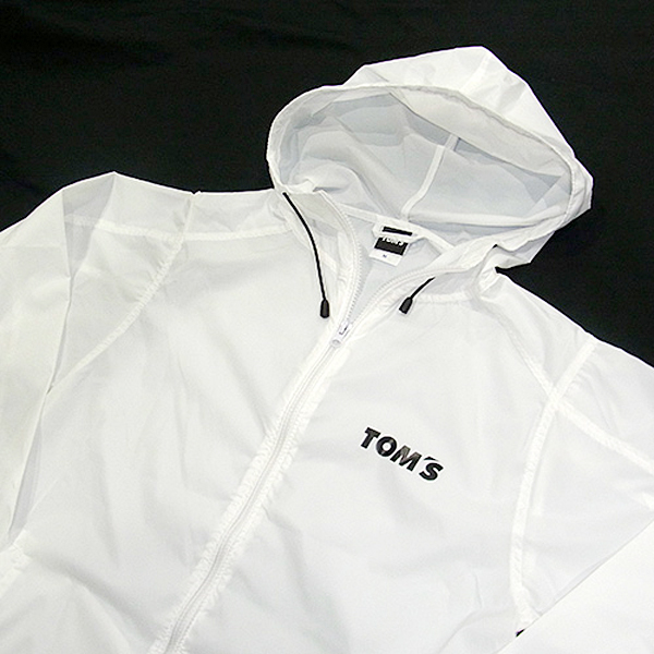 TOM’S ナイロンジップジャケット ホワイト
