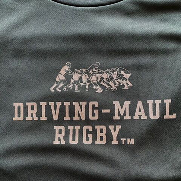 DRIVING-MAUL RUGBY DRY MESH Tシャツ Aグリーン