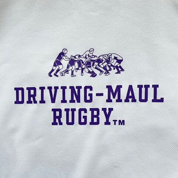 DRIVING-MAUL RUGBY DRY MESH Tシャツ ホワイト