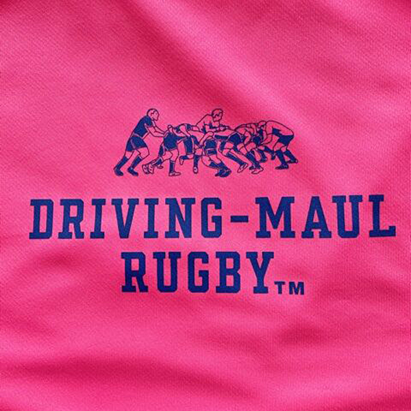 DRIVING-MAUL RUGBY DRY MESH Tシャツ ピンク