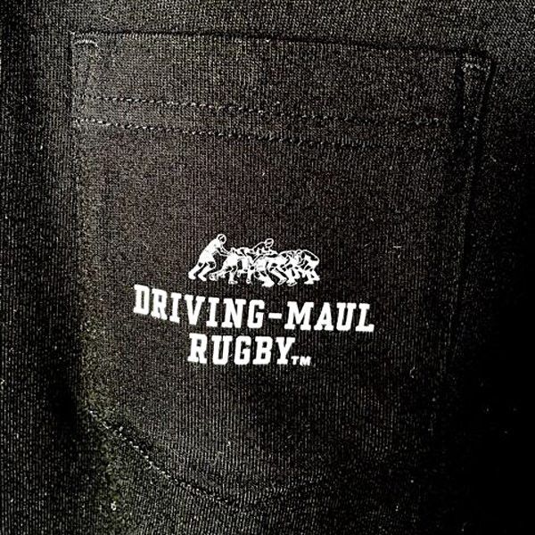 DRIVING-MAUL RUGBY POCKET Tシャツ ブラック