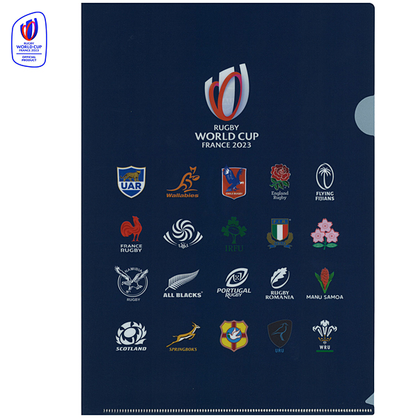 RWC2023 20 UNIONS COLLECTION クリアファイル3枚セット: ラグビー 