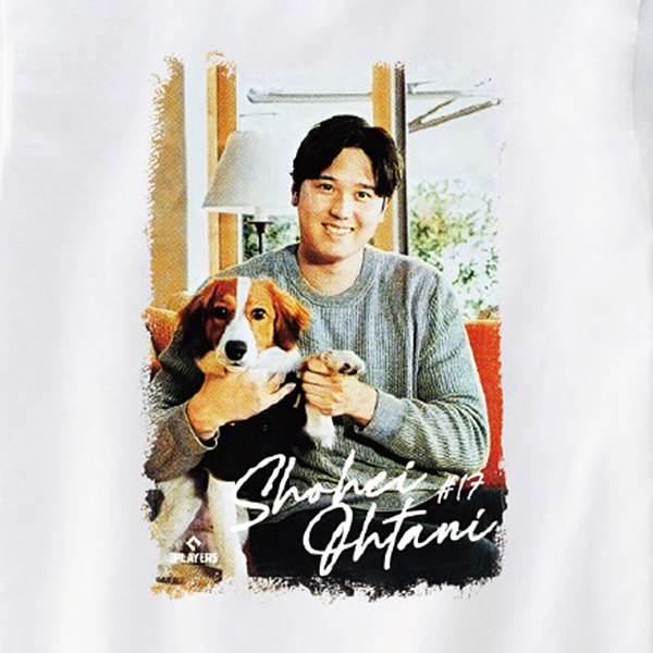 大谷翔平 SHOHEI OHTANI  「SHOHEI & 愛犬デコピン」Tシャツ