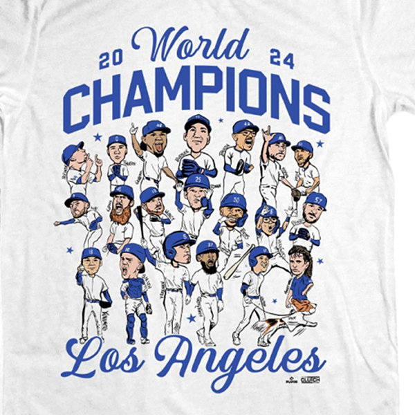 2024 Los Angeles World Champions Tシャツ