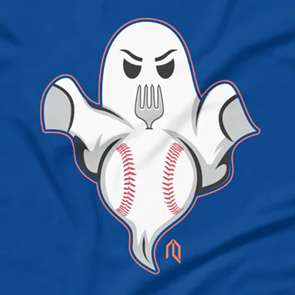 Ghost Forkball Graphic Tシャツ ブルー