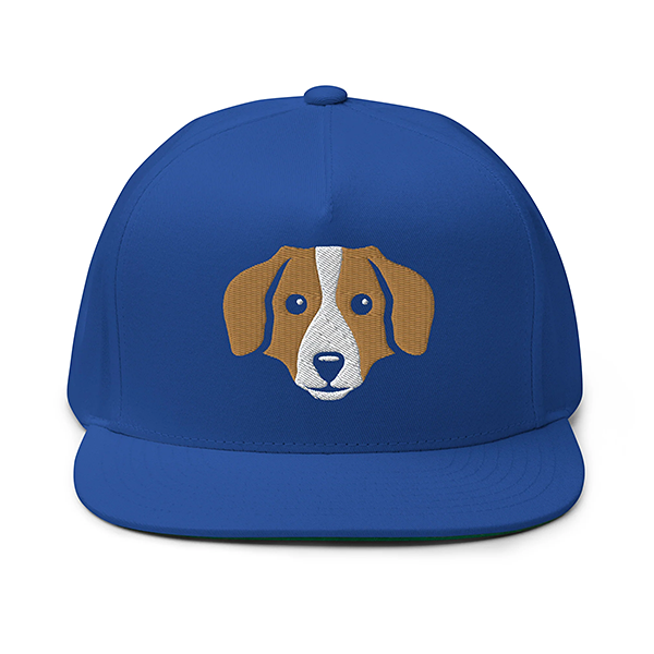 Big Baseball Dog Flat Bill キャップ