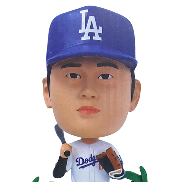 大谷翔平 MLB ロサンゼルス・ドジャース 通算200号ホームラン達成記念 ボブルヘッド 9.5インチ（約24cm)