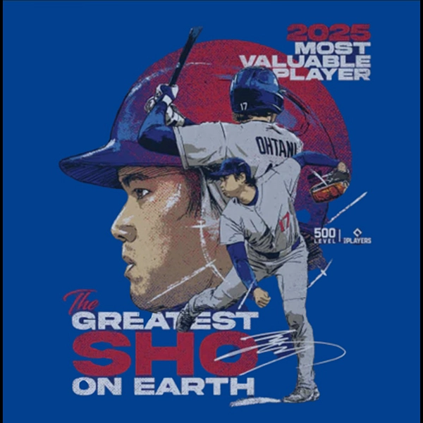 ロサンゼルス・ドジャース 大谷翔平 『2025 MVP』　Tシャツ