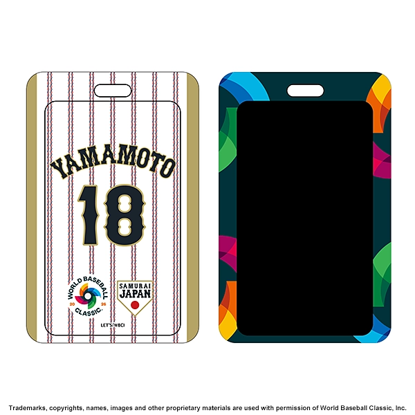 2026 WORLD BASEBALL CLASSIC 選手ユニフォーム型PUパスケース（ホーム）