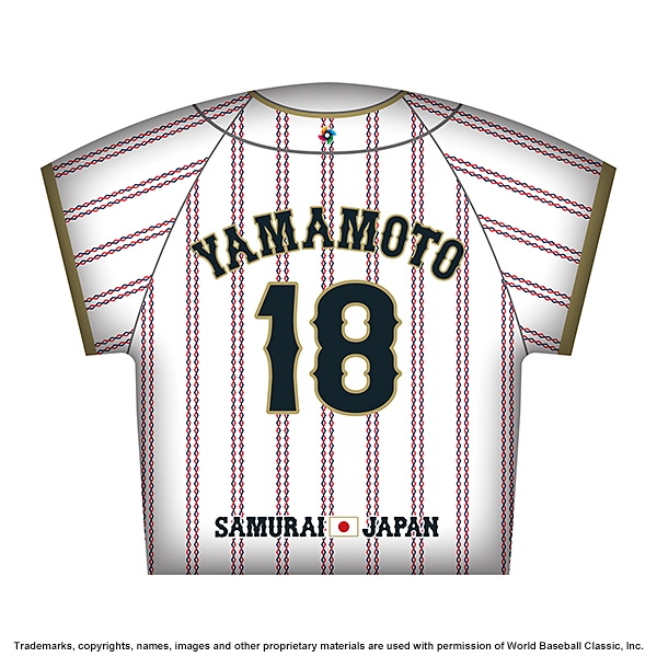 2026 WORLD BASEBALL CLASSIC 選手ユニフォームクッション