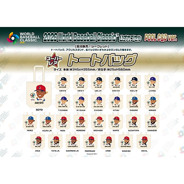 2026 World Baseball Classic カプセル POOL C＆D Ver.