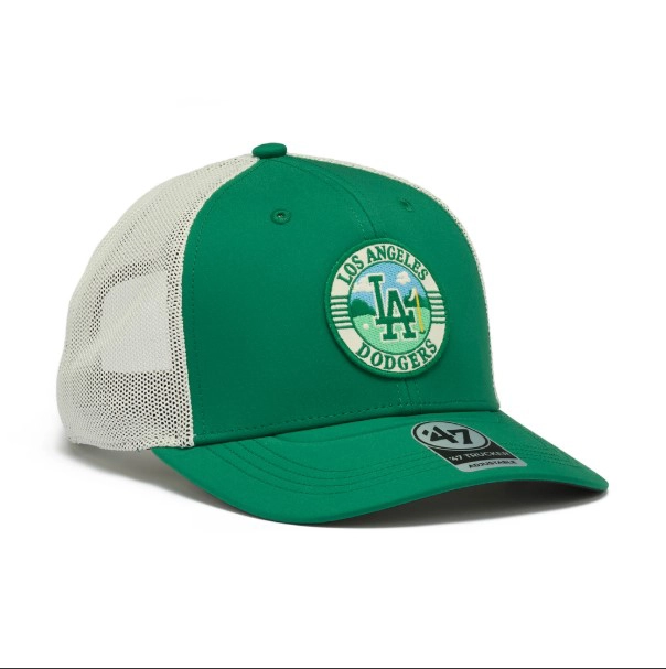 47 キャップ トラッカー エレベーテッド・グリーンズ ロサンゼルス・ドジャース (A-TRCBRPR-B-ELETT12YEI-KY)