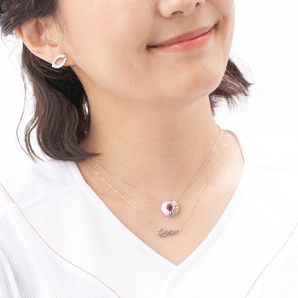 広島東洋カープ SV925 ピアス（球団マーク）