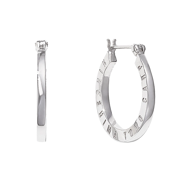 広島東洋カープ SV925 フープピアス