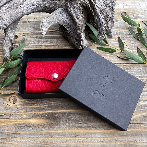 広島ジビエレザー×広島東洋カープ コラボ鹿革キーケース2026Ver.