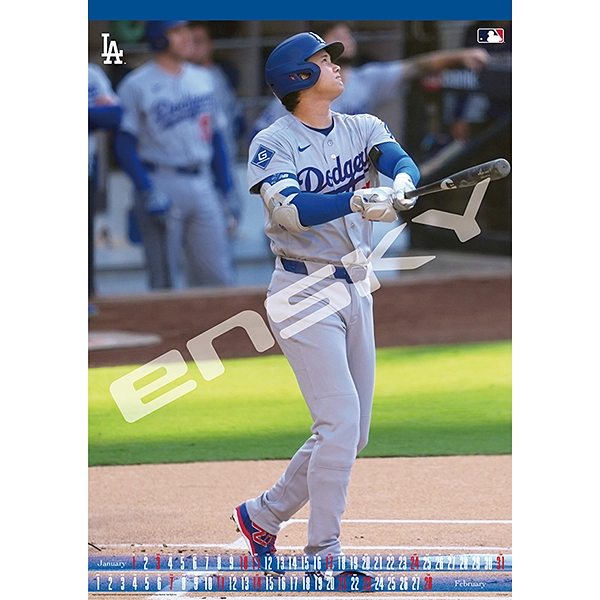 大谷翔平 2027年壁掛けカレンダー（打者編）