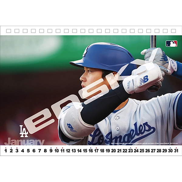 大谷翔平 2027年卓上カレンダー
