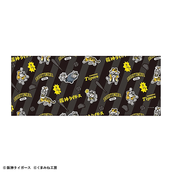 阪神タイガース×仕事猫 フェイスタオル