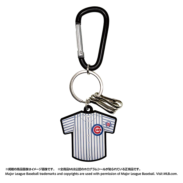 MLB 2026 シカゴ・カブス カラビナ付きキーチェーン（ホーム/ビジター）