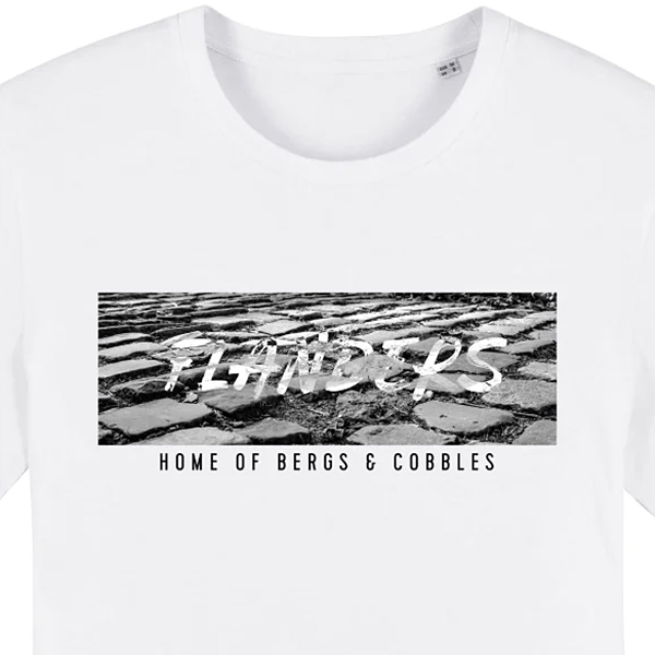 cois（ソワ）ロンド・ファン・フラーンデレン Flanders サイクリング Tシャツ ホワイト