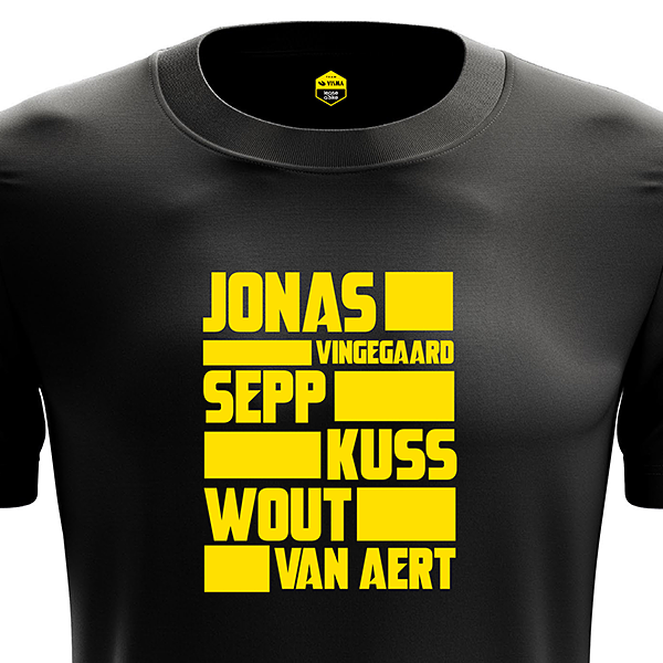 ヴィスマ・リースアバイク JONAS VINGRGAARD・SEPP KUS・WOUT VAN AERT Tシャツ