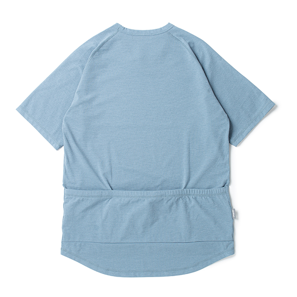 narifuri アクティブメッシュTシャツ BLUE GRY