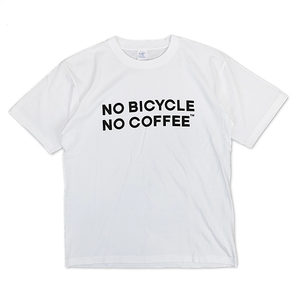 NO COFFEE × NO BICYCLE Tシャツ ホワイト