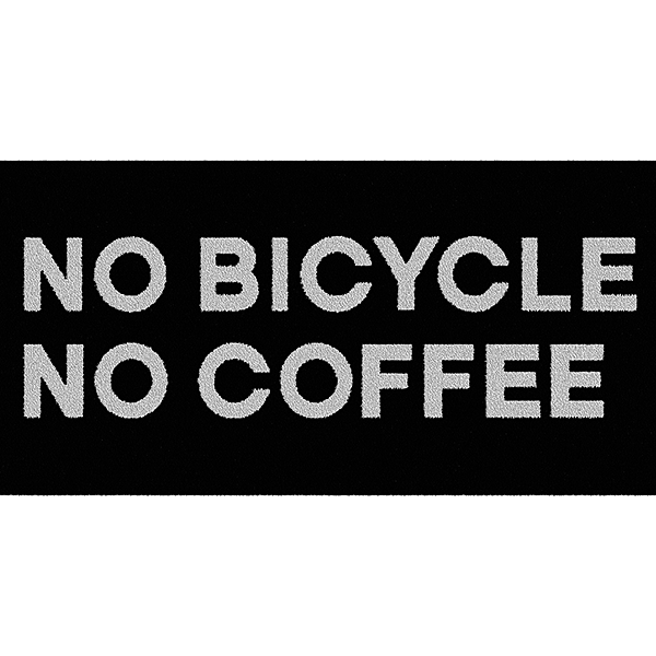 NO COFFEE × NO BICYCLE フェイスタオル