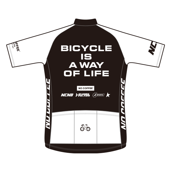 NO COFFEE × NO BICYCLE サイクル半袖ジャージ Type1