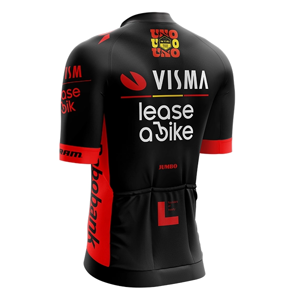 ヴィスマ・リースアバイク ブエルタ・ア・エスパーニャ 2025 優勝記念レプリカ半袖サイクルジャージ