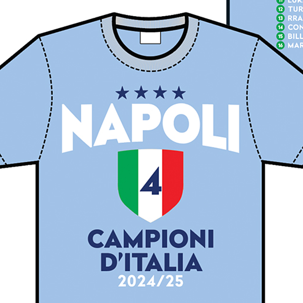 RE-TAKE Napoli Campioni d'Italia Tシャツ