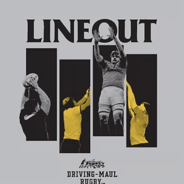DRIVING-MAUL RUGBY(TM) LINEOUT Tシャツ HEATER GREY