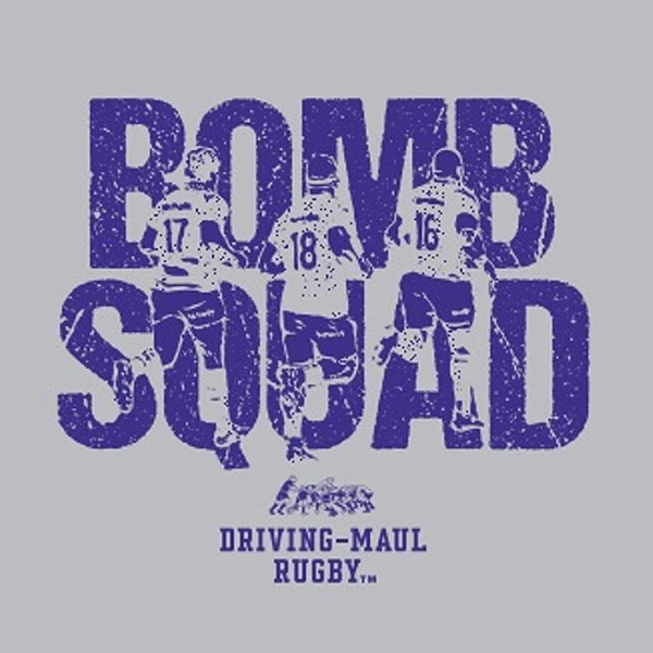 DRIVING-MAUL RUGBY(TM) BOMB SQUAD Tシャツ HEATER GREY
