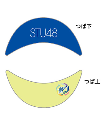 【アウトレット】STU48　サイクルキャップ　「瀬戸7」ver.