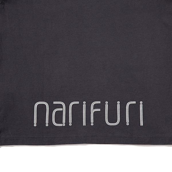 narifuri nanotec 制菌ポケットロングＴシャツ M.BLACK