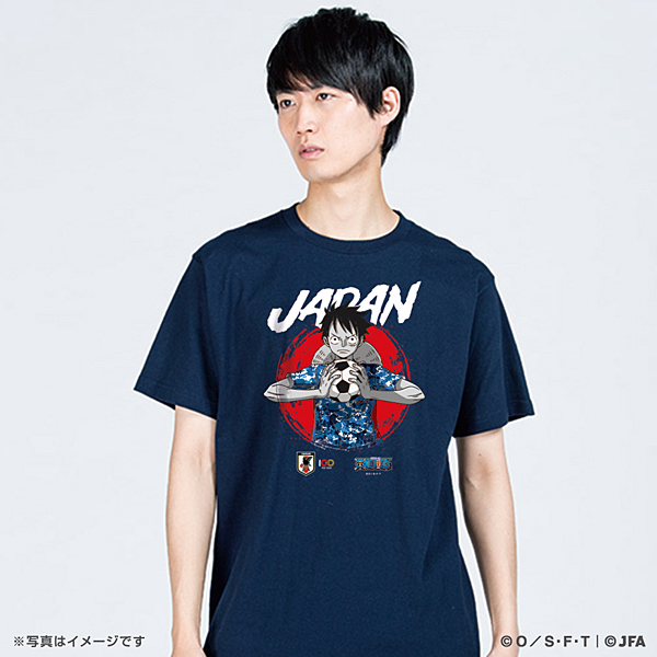 One Piece Tシャツ サッカー日本代表ver ルフィ S Nocolor サッカー 公式 J Sportsオンラインショップ サイクル 野球 サッカー ラグビーなど スポーツグッズ通販