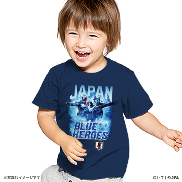 仮面ライダー サッカー日本代表ver Blue Heroes キッズtシャツ 130 Nocolor サッカー 公式 J Sportsオンラインショップ サイクル 野球 サッカー ラグビーなど スポーツグッズ通販