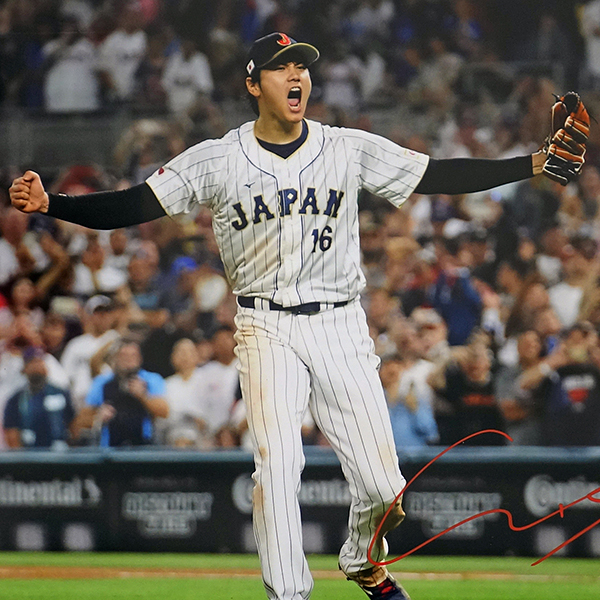 メルマガ会員限定 抽選販売】大谷翔平直筆サイン入りWBC日本代表フォト