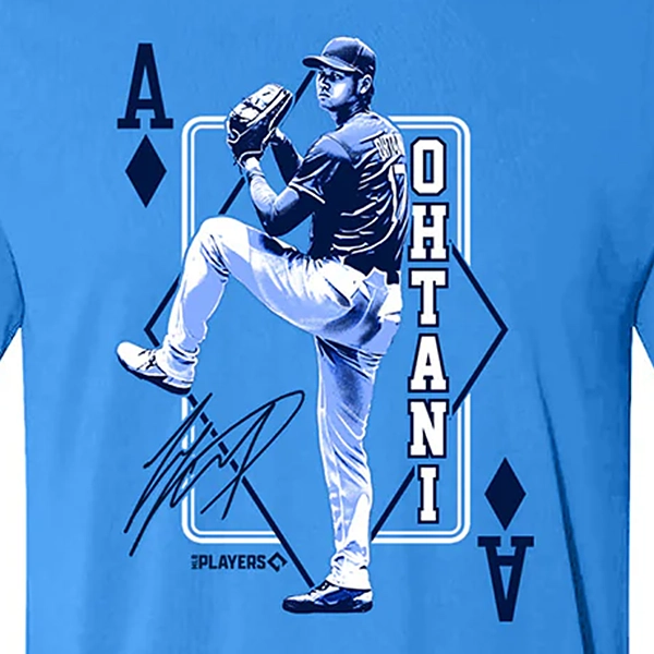 大谷翔平 ACE OF DIAMONDS 2025 ピッチャー復活記念 Tシャツ
