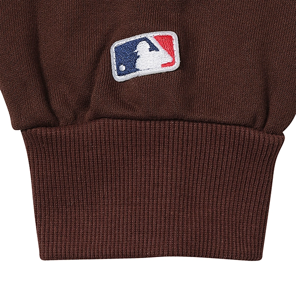 MLB サンディエゴ・パドレス STANDARD EMBLEM LOGO フーディー ブラウン