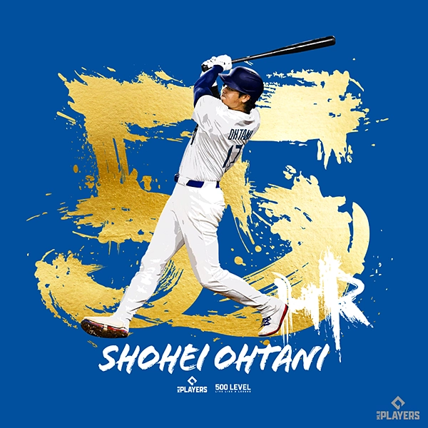 ロサンゼルス・ドジャース 大谷翔平 『55 HOME RUN』 Tシャツ ロイヤルブルー