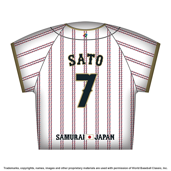 2026 WORLD BASEBALL CLASSIC 選手ユニフォームクッション
